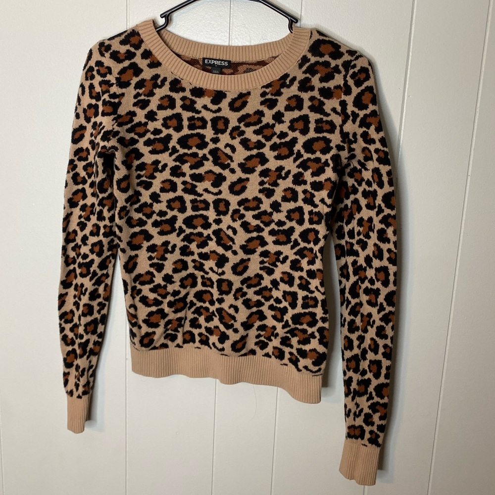 Leopard Animal Print Sweater